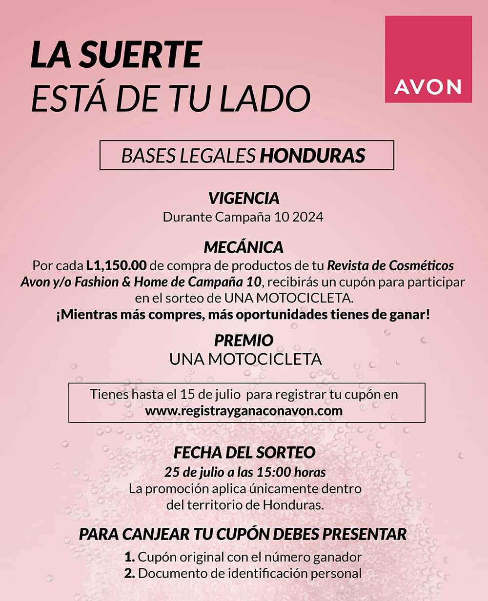 La fórmula infalible para ganar de Avon